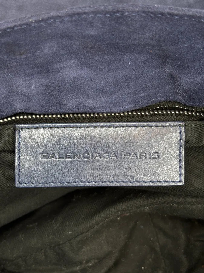 2000s Balenciaga Navy Denim City Shoulder Bag udfGFJj 18