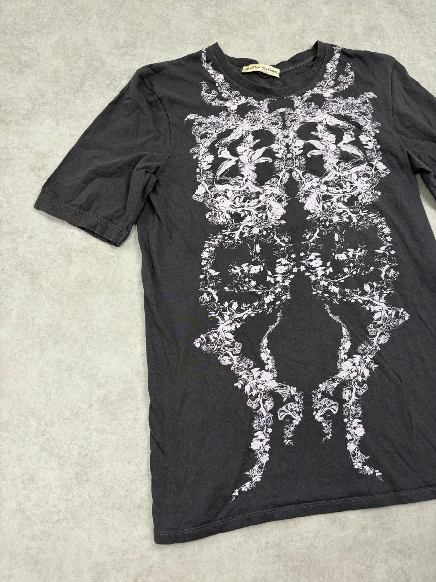 2000s Balenciaga Ornamental Garden Bones T-Shirt qPyXkCY 3