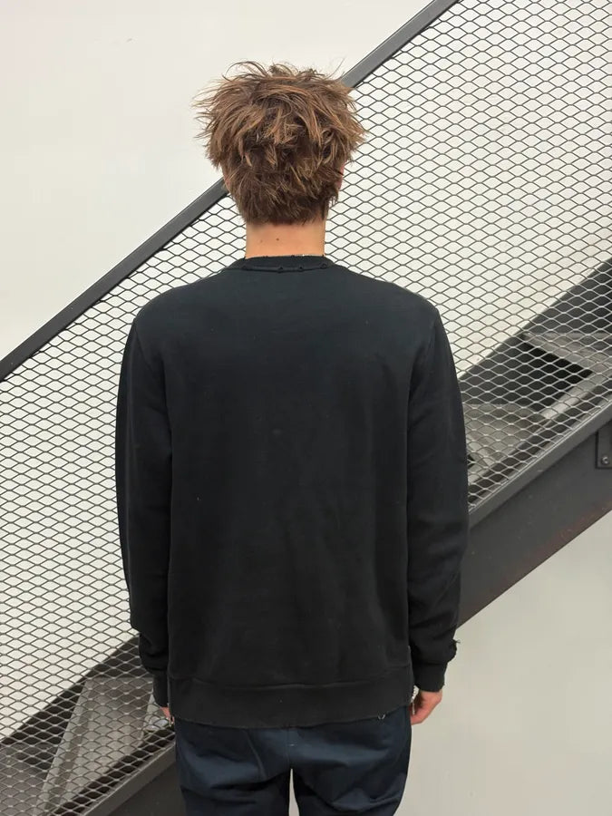 AW2018 Balmain Black Astro Zip Sweater sbYcgQX 2