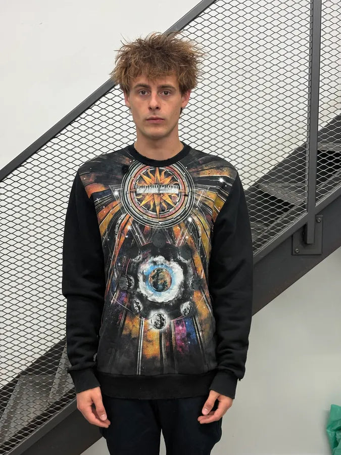 AW2018 Balmain Black Astro Zip Sweater sbYcgQX 1