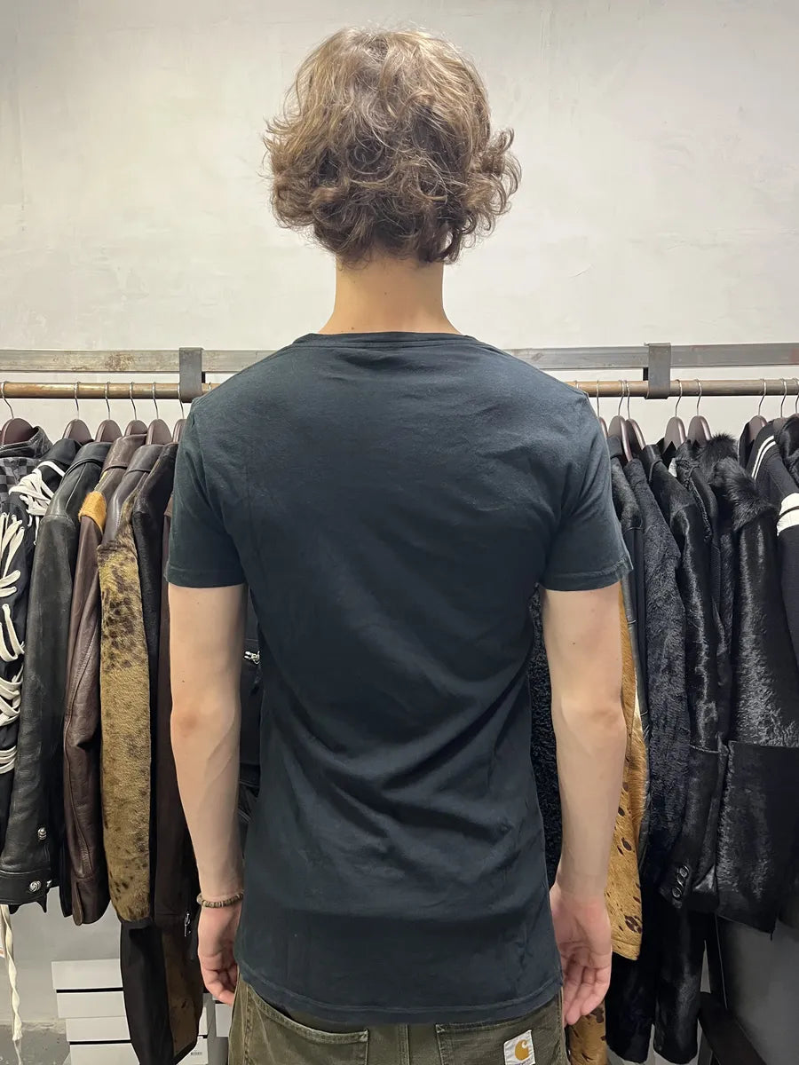 2000s Balmain Black Graphic Elephant T-Shirt ctSypDA 3