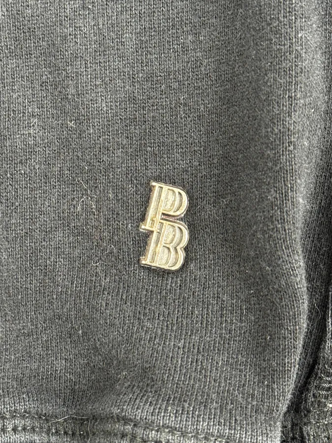 2010s Balmain Black Zip-Shoulder Distressed Sweater IJTgfvO 9
