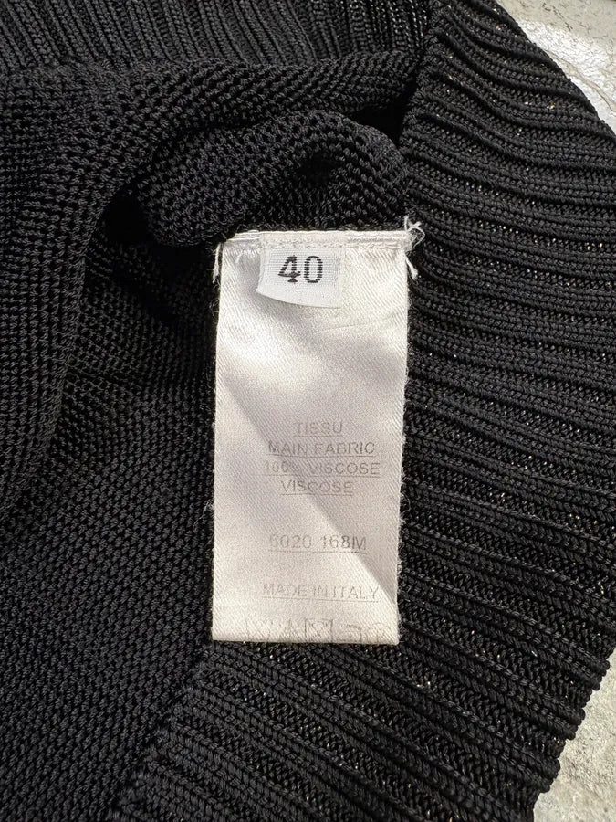 2000s Balmain Buttoned Black Sweater (S) siHJOOK 8