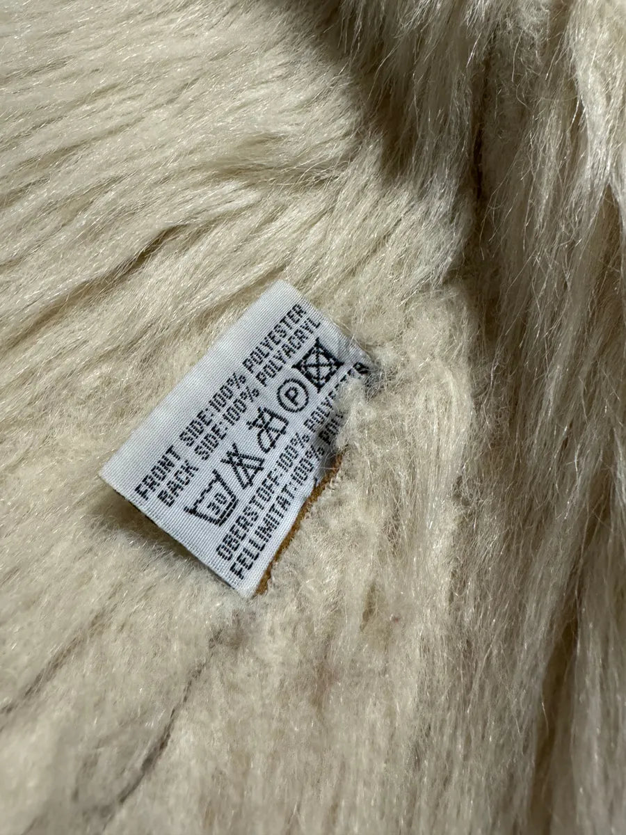 2000s Balmain Faux Fur Camel Jacket (S) 4