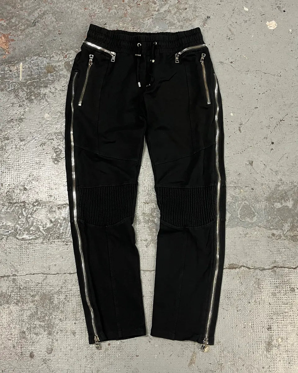 2000s Balmain Full Zip Black Joggers sKcCrMJ 0