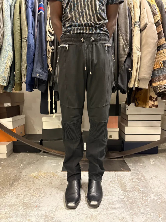 2000s Balmain Full Zip Black Joggers sKcCrMJ 1