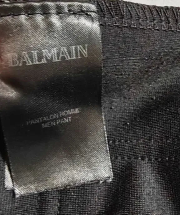 2000s Balmain Full Zip Black Joggers sKcCrMJ 9