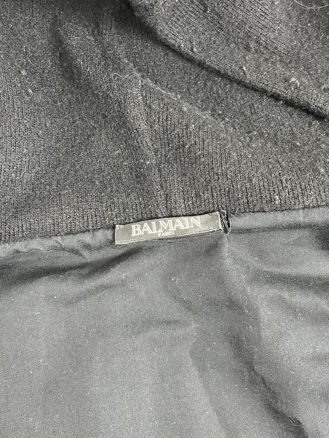 2010s Balmain Hooded Hybrid Patchwork Zip Jacket FtuRmft 8