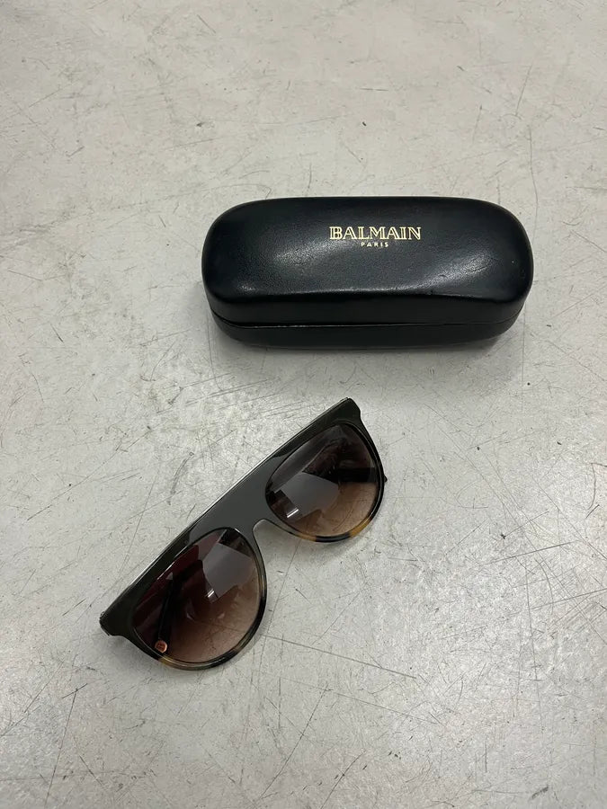 2000s Balmain Tortoiseshell Sunglasses rLMHzOn 0