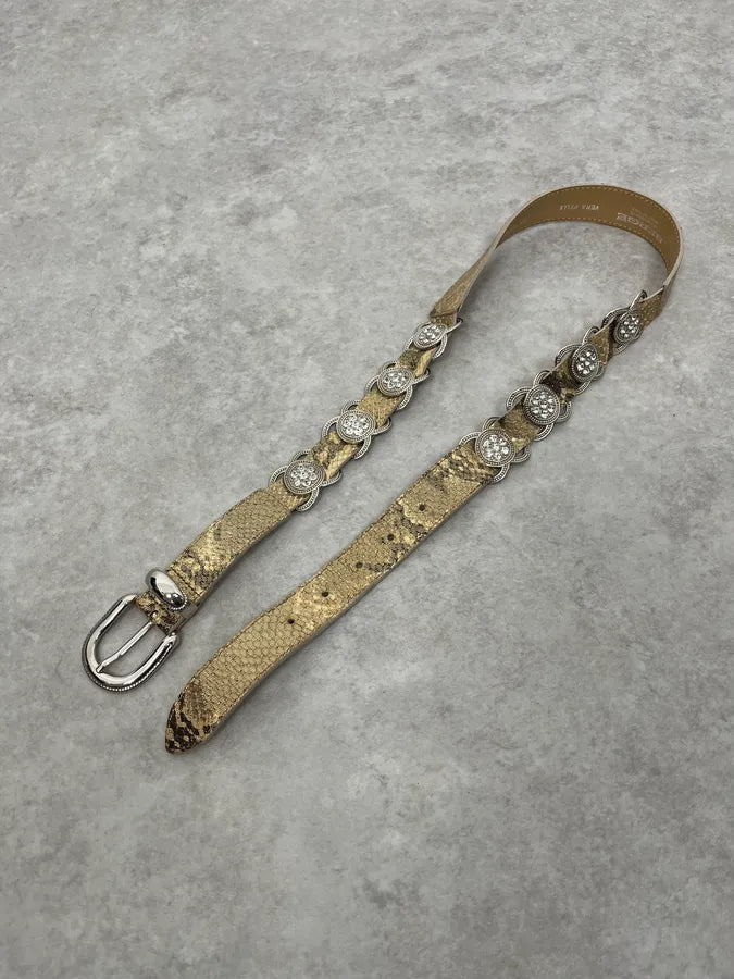 2000s Berge Snake Effect Ornament Belt goHnboi 3