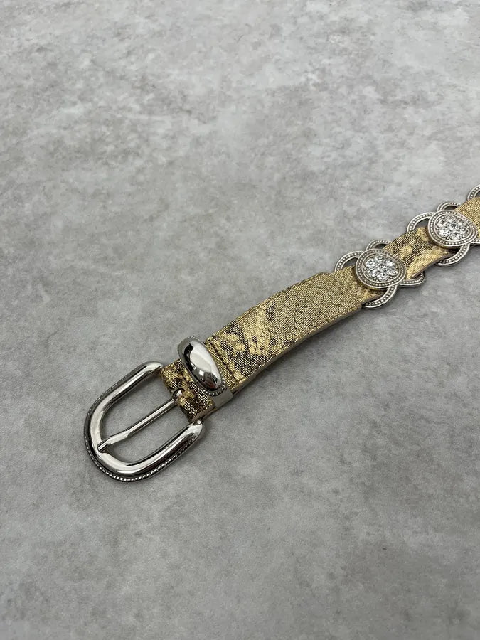 2000s Berge Snake Effect Ornament Belt goHnboi 5
