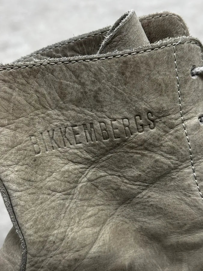 2000s Bikkembergs Grey Classy Leather Boots hEJfdHL 5