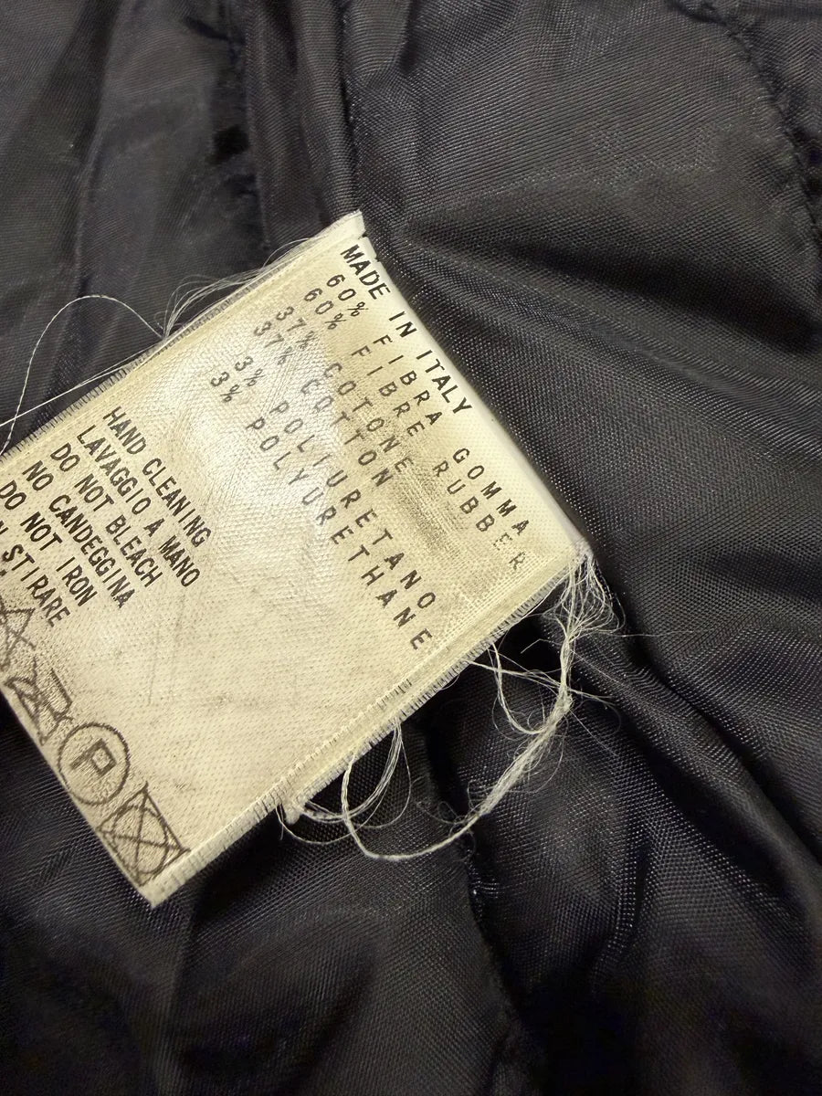 2000s Bikkembergs Black Faux Leather Buttoned Jacket DKNRIlT 8