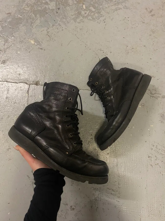2000s Bikkembergs Black Leather Boots jfaMaZA 0