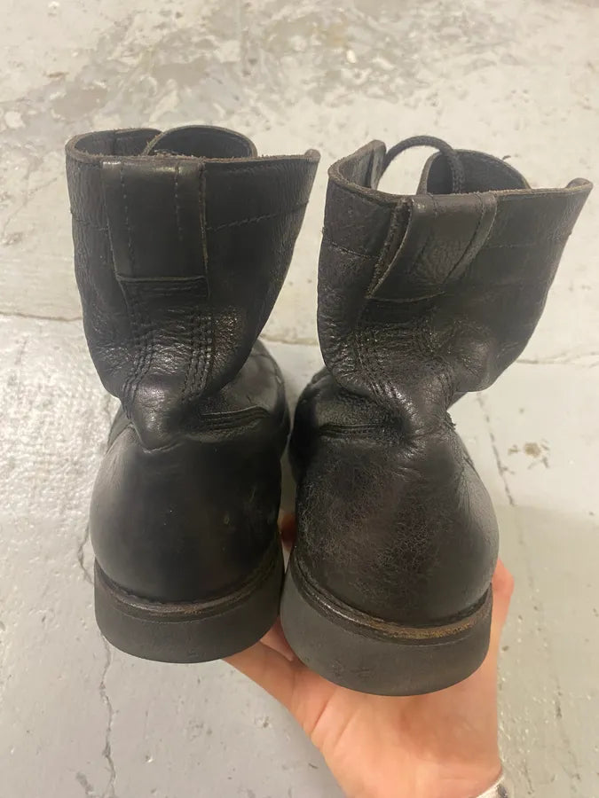 2000s Bikkembergs Black Leather Boots jfaMaZA 3