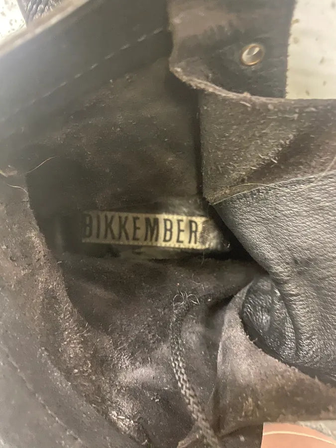 2000s Bikkembergs Black Leather Boots jfaMaZA 5