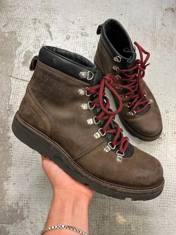 2000s Bikkembergs Brown Mountain Daily Leather Boots GKILprI 0