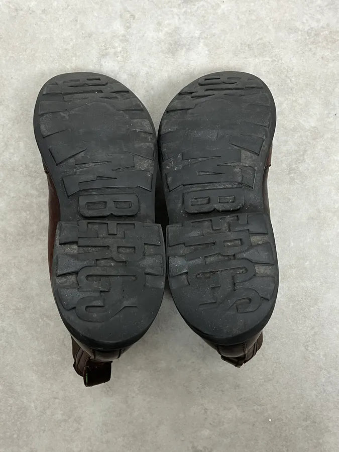 2000s Bikkembergs Daily Brown Leather Boots chNIvEA 8