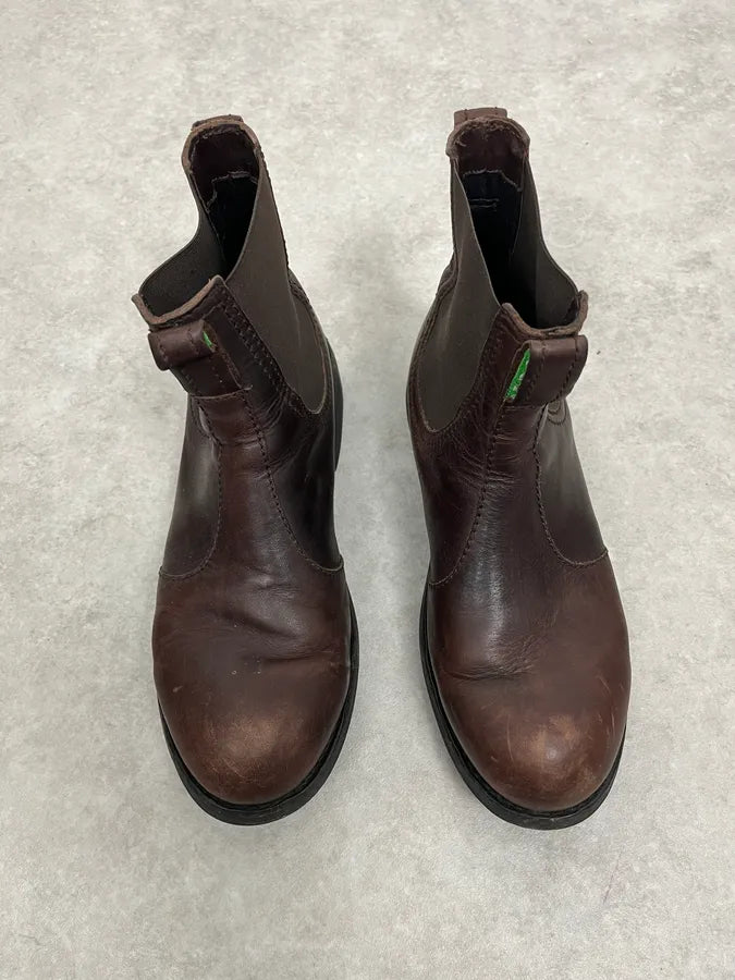 2000s Bikkembergs Daily Brown Leather Boots chNIvEA 4
