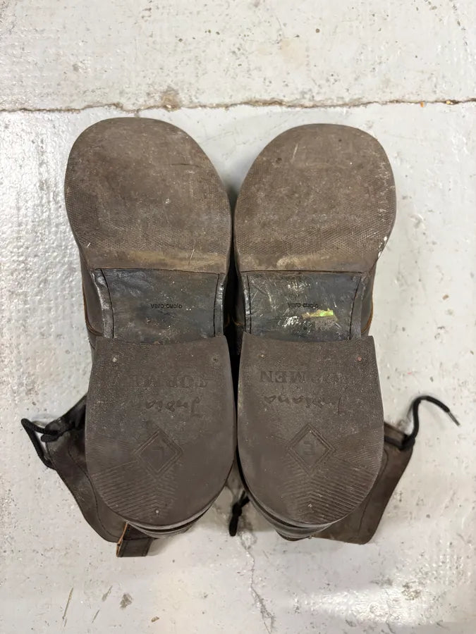 2000s Bikkembergs Dark Brown Leather Combat Boots pCPLaxy 7