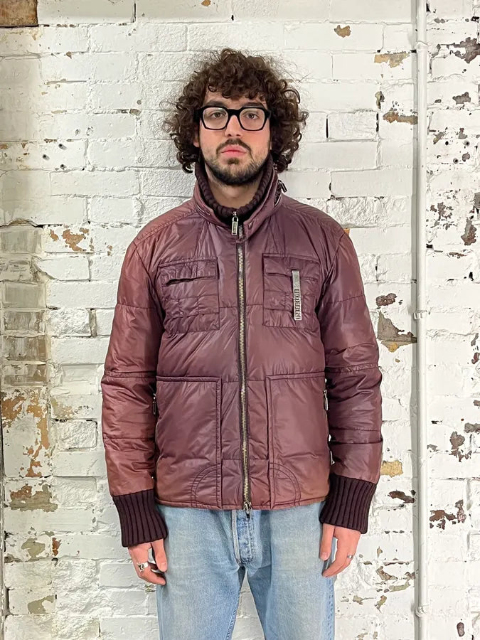 2000s Bikkembergs Faded Autumn Puffer Jacket OvsztXI 1