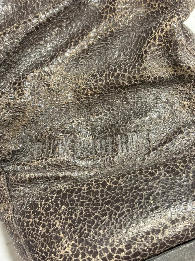 2000s Bikkembergs Brown Cracked Eroded Leather Boots BIiZhvz 3