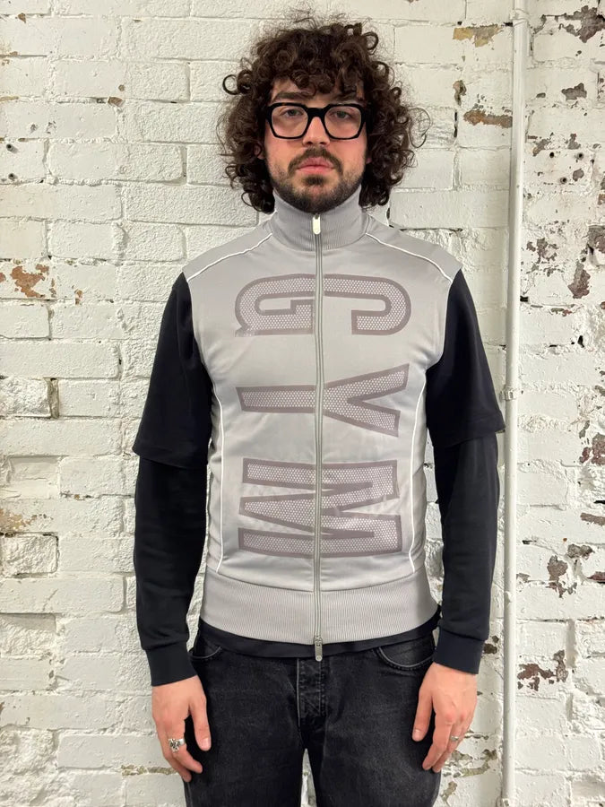 2000s Bikkembergs Grey Gym Vest daQnltM 1