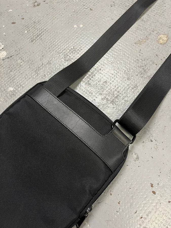 2000s Bikkembergs Harness Black Shoulder Bag NYrefQn 6