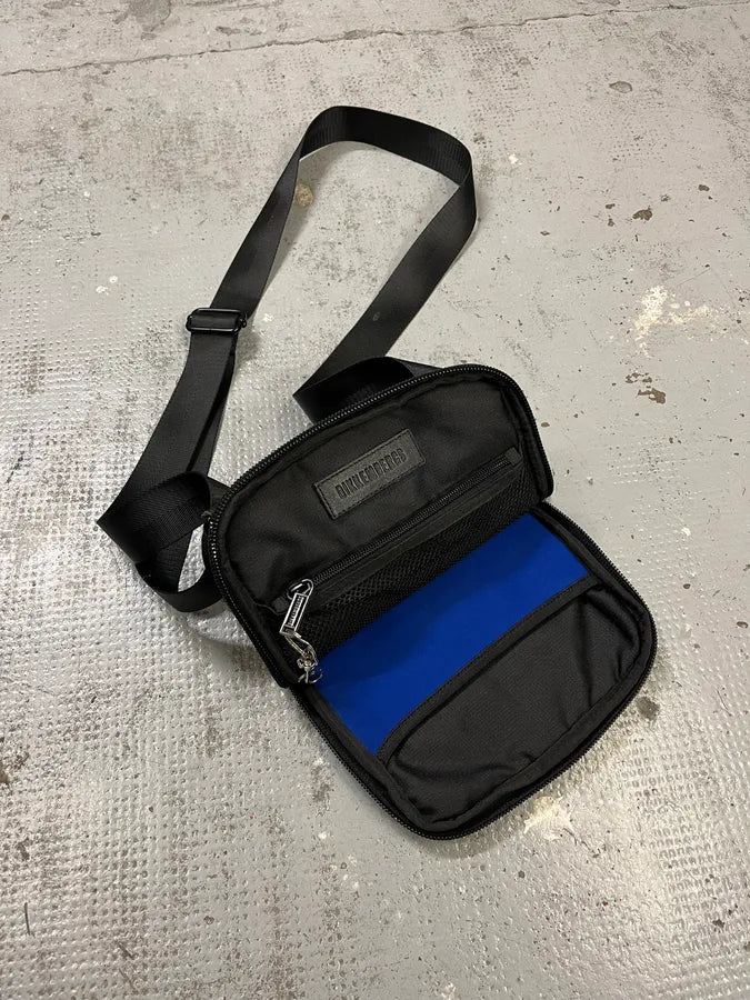 2000s Bikkembergs Harness Black Shoulder Bag NYrefQn 7