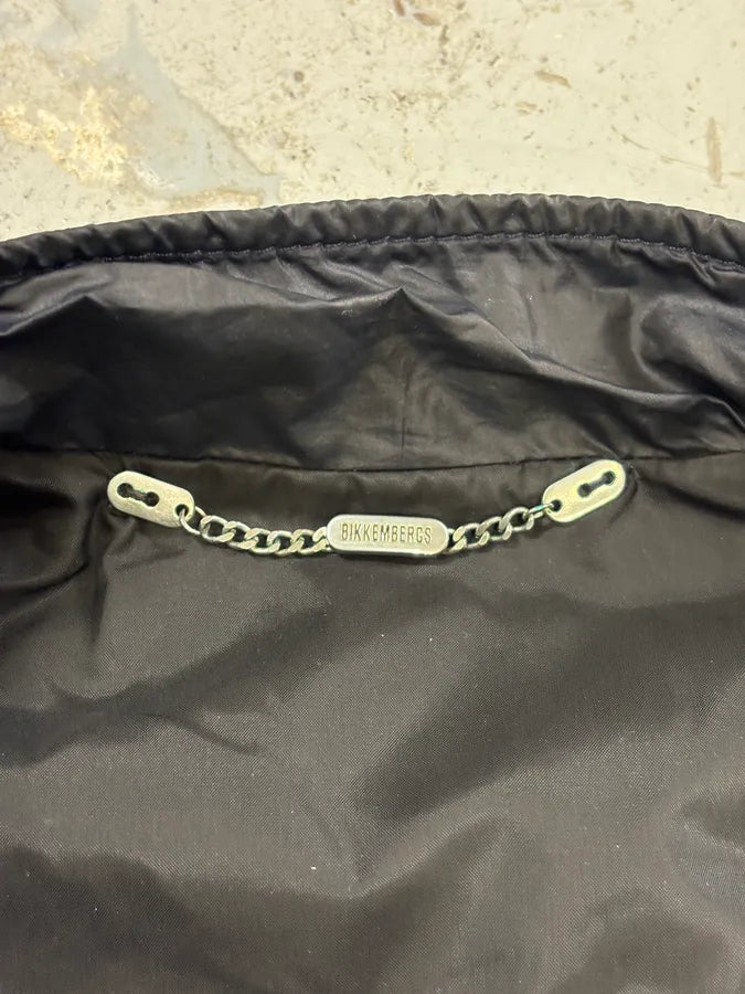AW2008 Bikkembergs Navy Dual Zippers Nylon Jacket xwmBdOH 9