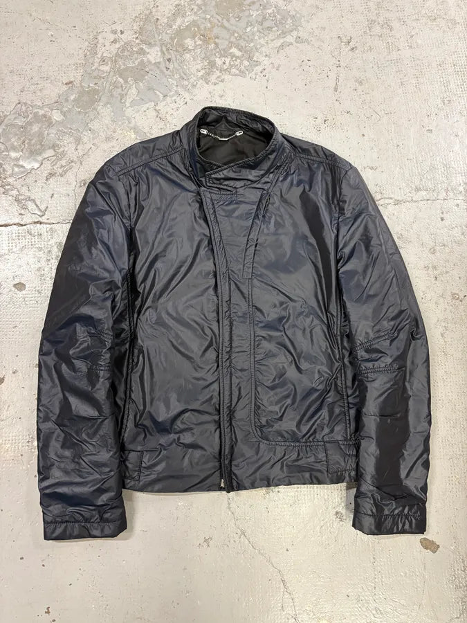 AW2008 Bikkembergs Navy Dual Zippers Nylon Jacket xwmBdOH 0