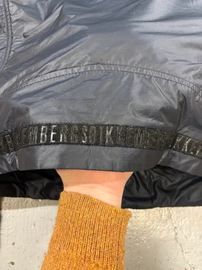 AW2008 Bikkembergs Navy Dual Zippers Nylon Jacket xwmBdOH 8