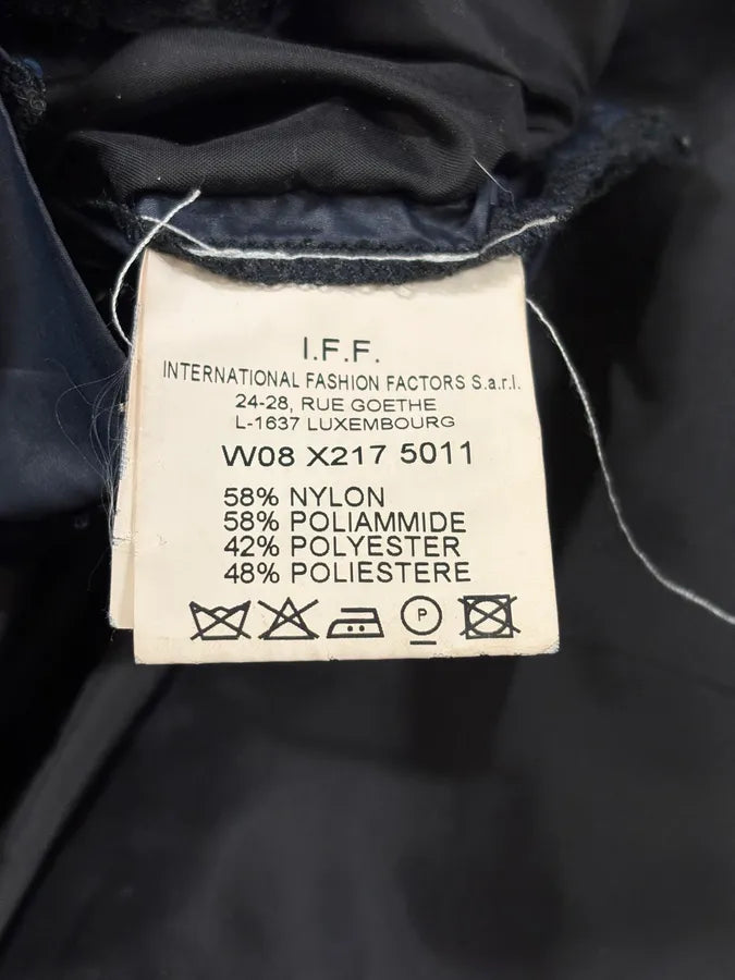 AW2008 Bikkembergs Navy Dual Zippers Nylon Jacket xwmBdOH 11