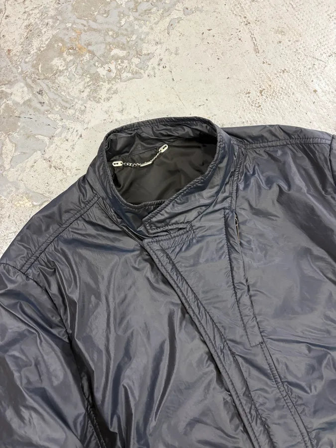 AW2008 Bikkembergs Navy Dual Zippers Nylon Jacket xwmBdOH 4