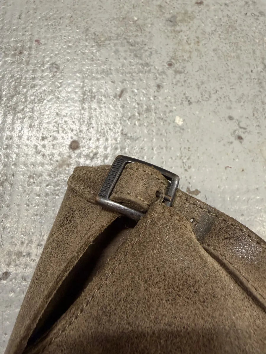 2000s Bikkembergs Raw Brown Leather Boots vqfoWzu 6