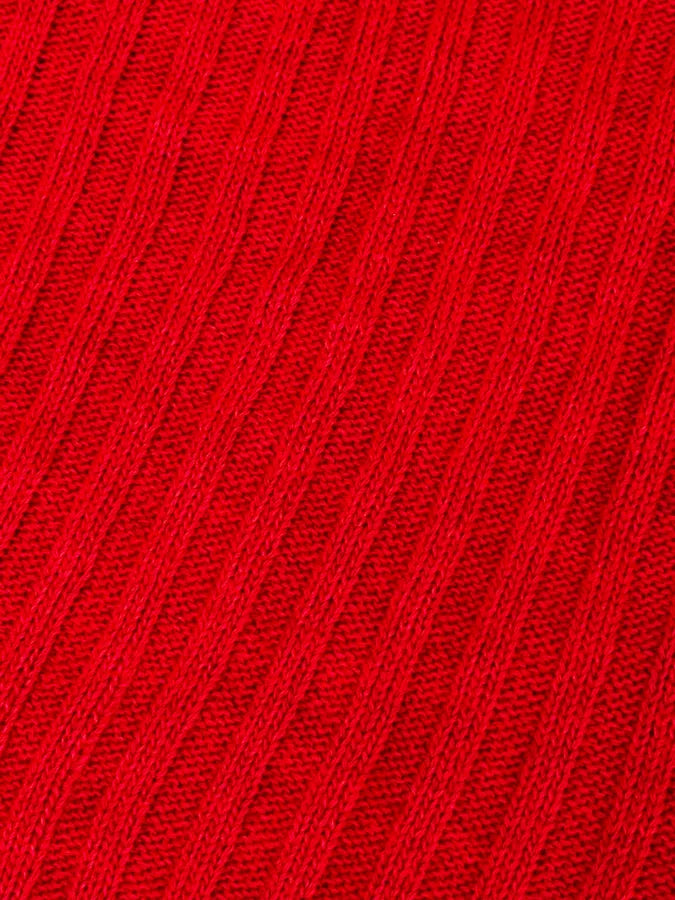 2000s Bikkembergs Red Wool Scarf mdmBzne 5