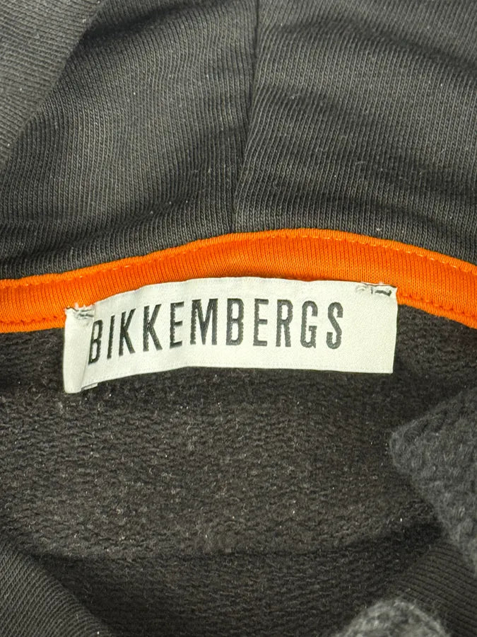 2010s Bikkembergs X Orange Black Hoodie rSshBUl 8