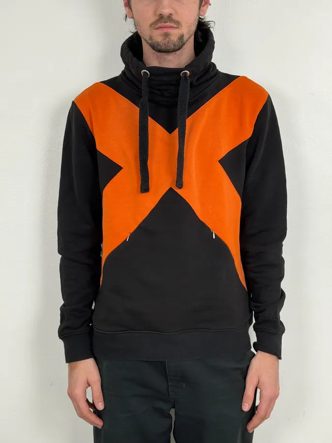 2010s Bikkembergs X Orange Black Hoodie rSshBUl 1