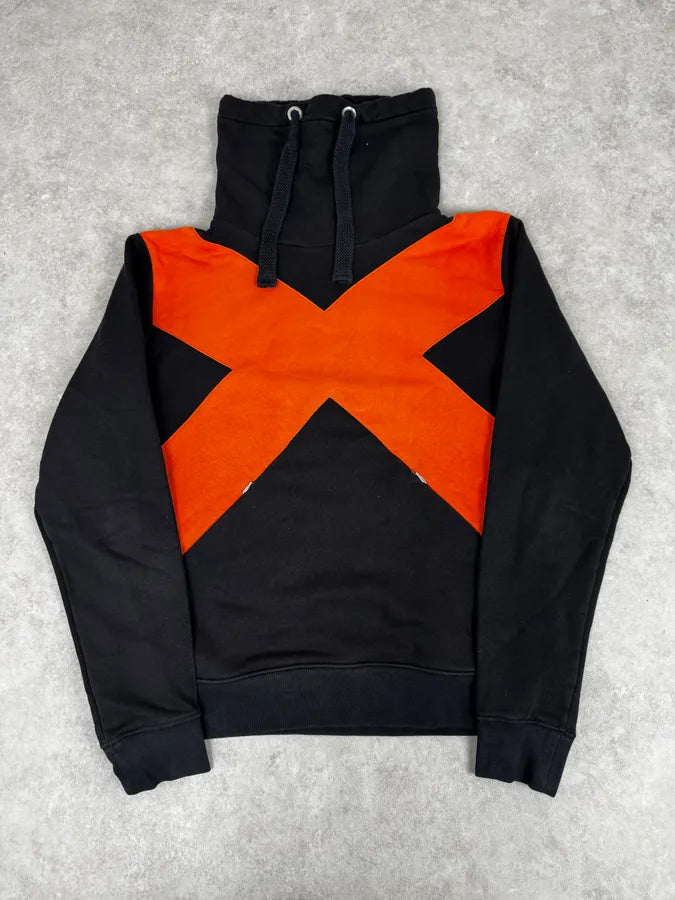 2010s Bikkembergs X Orange Black Hoodie rSshBUl 0