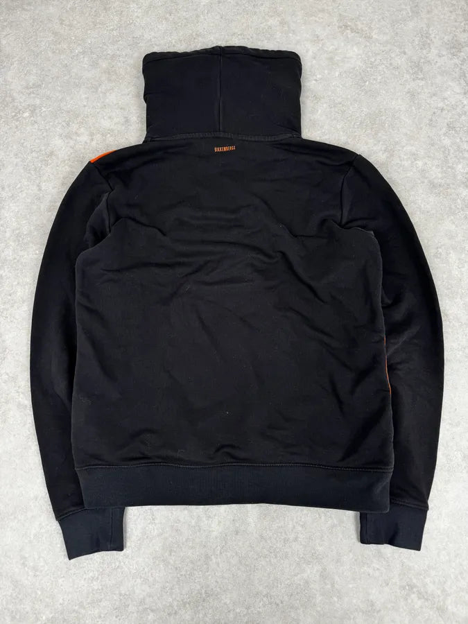 2010s Bikkembergs X Orange Black Hoodie rSshBUl 3