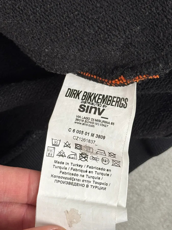2010s Bikkembergs X Orange Black Hoodie rSshBUl 9