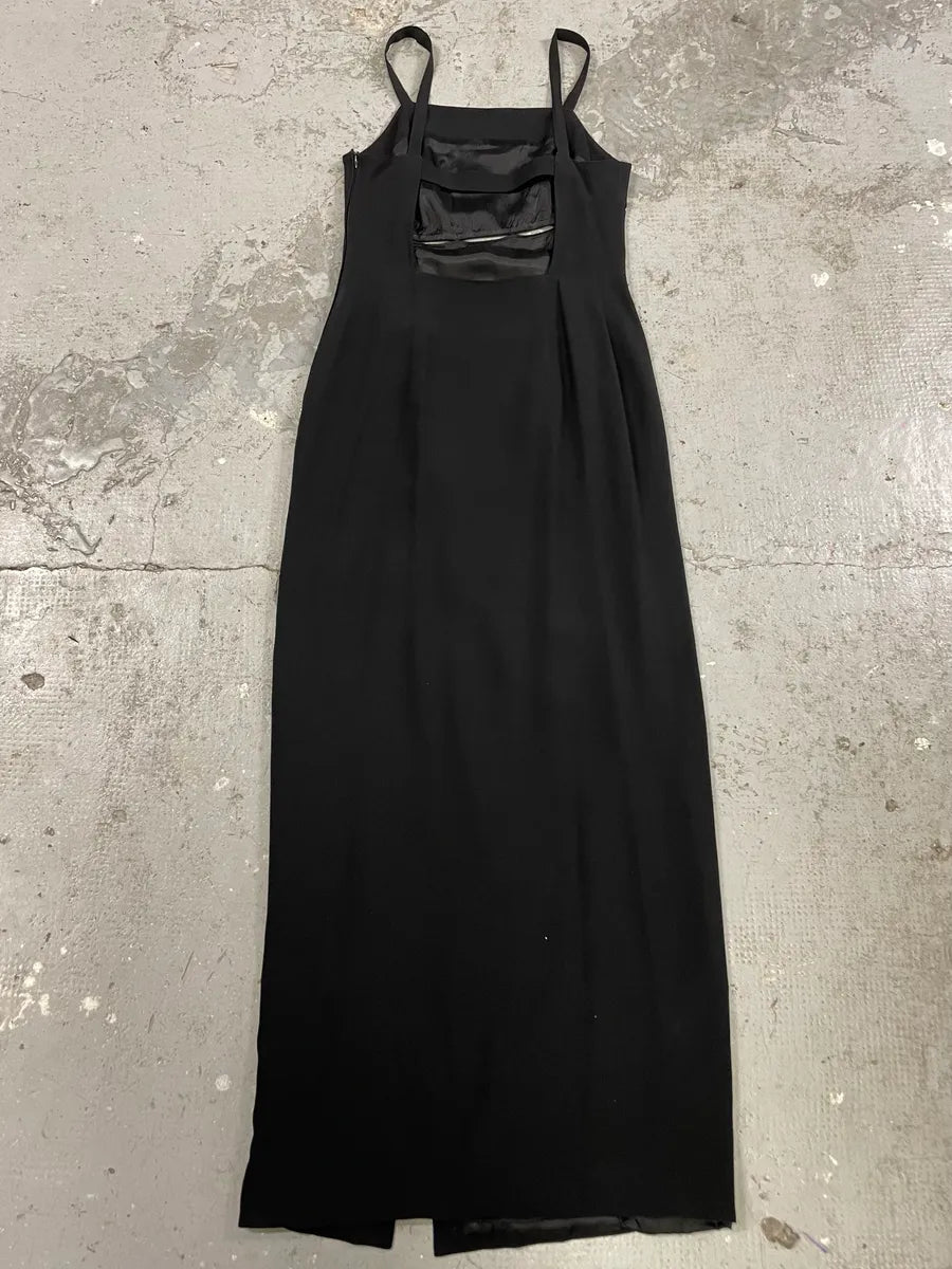 2000s Black Carmen Cinefra Dress  (S/M) TKWiZLk 6