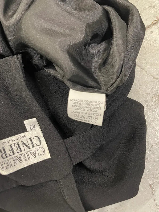 2000s Black Carmen Cinefra Dress  (S/M) TKWiZLk 8