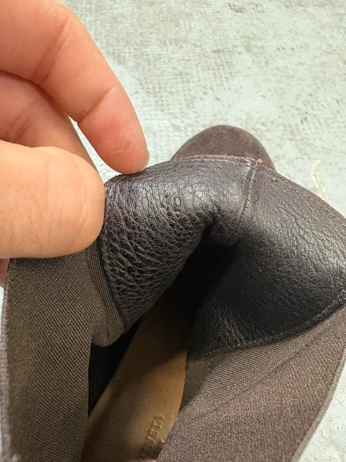 2000s Bottega Veneta Black Suede Leather Ankle Boots kBAhpSo 8