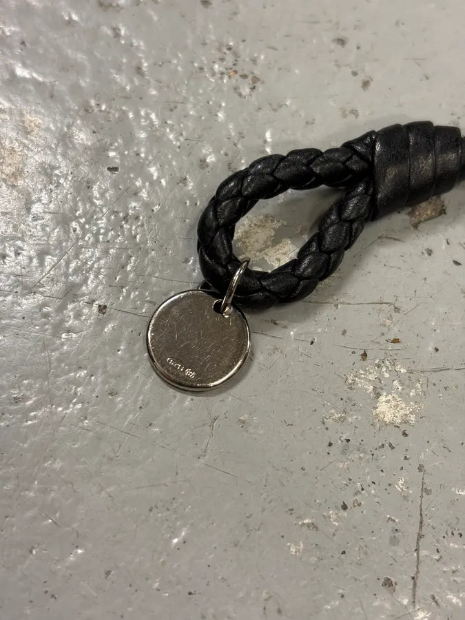 2000s Bottega Veneta Black Woven Leather Bracelet QFVcSWK 6