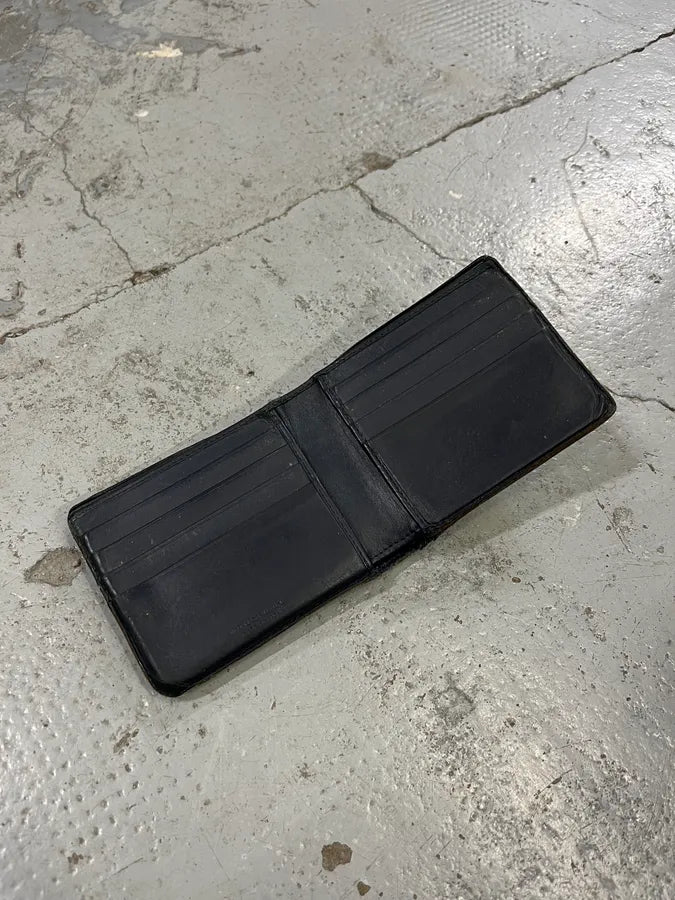 2000s Bottega Veneta Black Woven Leather Wallet UMvTQDB 4