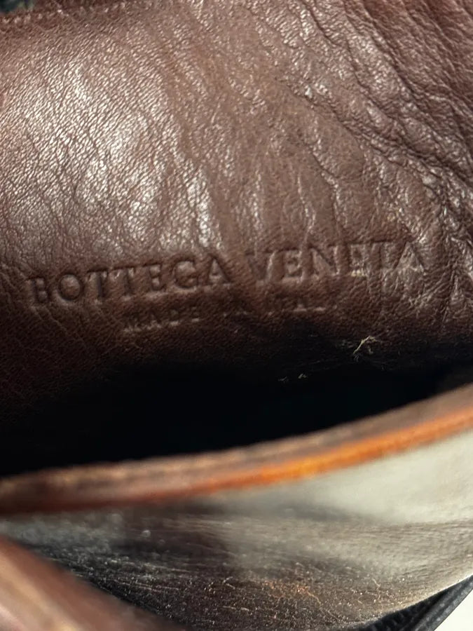 2000s Bottega Veneta Brown Leather Ankle Boots NKUuSFW 6