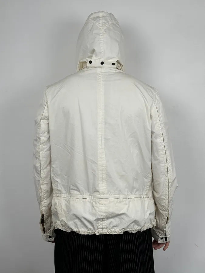 2000s Bottega Veneta White Cargo Jacket nyCakMc 2