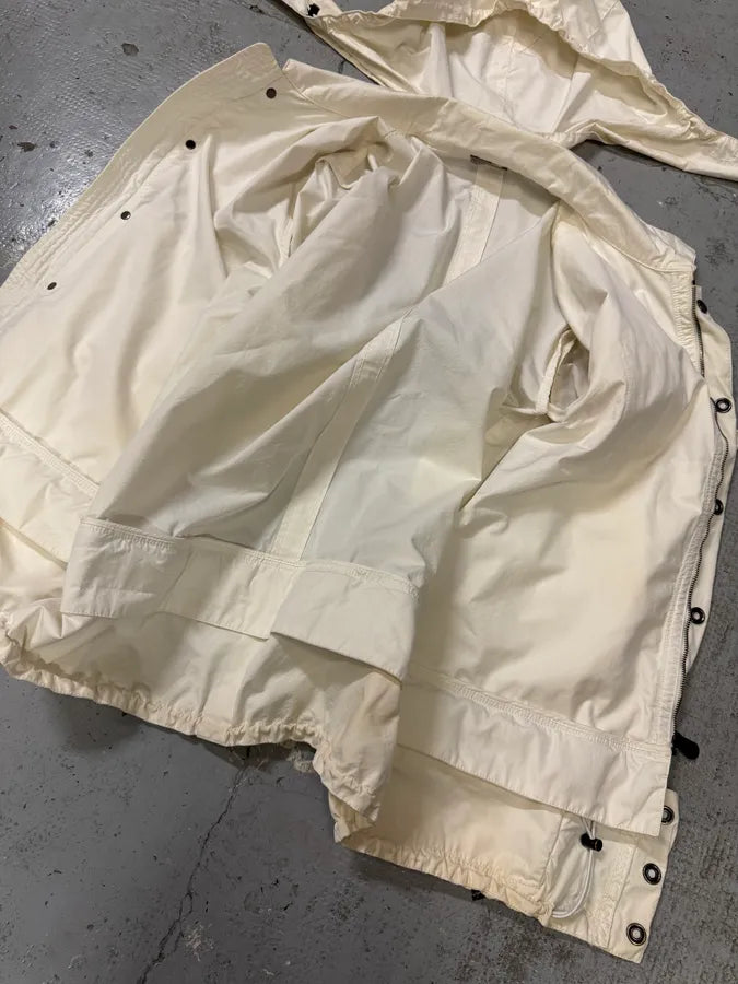 2000s Bottega Veneta White Cargo Jacket nyCakMc 5