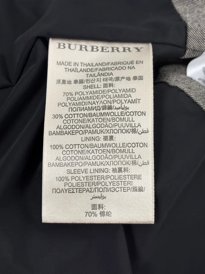 2000s Burberry Black Asymmetrical Nylon Biker Jacket AqiybbB 11